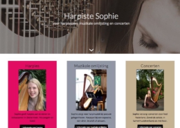 harpiste sophie wordpress website
