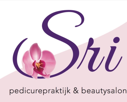 sri pedicure beauty logo ontwerp en concept