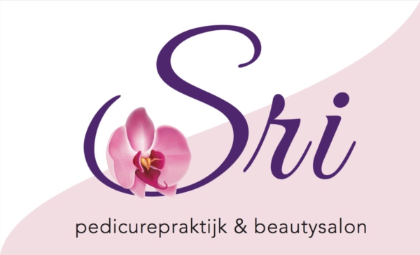 sri pedicure beauty logo ontwerp en concept