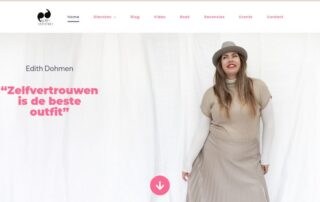 Edith Dohmen Website Desktop